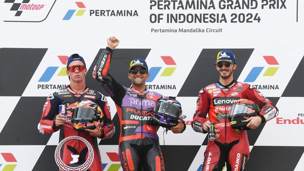 Martin menang di GP Indonesia, perlebar keunggulan atas Bagnaia