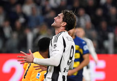 Vlahovic out of Juventus clash with Milan, says Motta