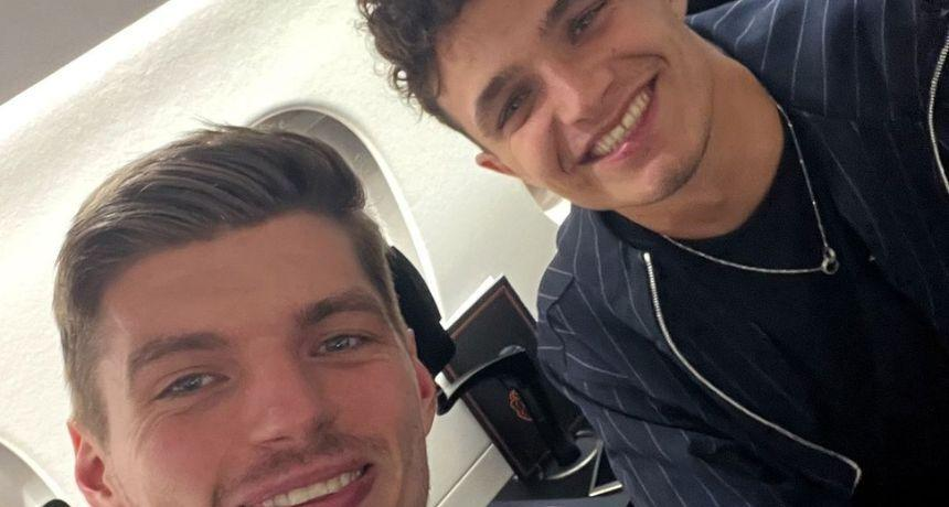 Pembalap F1 Lando Norris bagikan foto menggemaskan untuk memberi selamat kepada Verstappen atas kemenangannya di kejuaraan