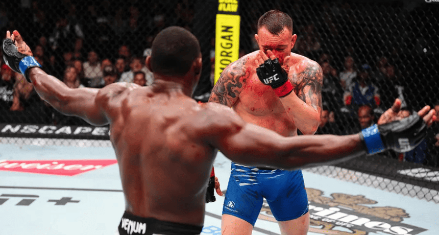 Joaquin Buckley mengalahkan Colby Covington yang berlumuran darah dengan technical knockout di acara UFC